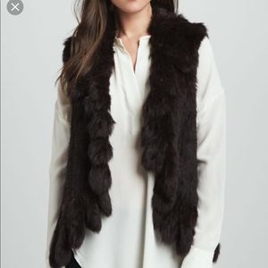 525 America 100% Rabbit Fur Vest